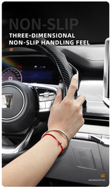 Steering Wheel Cover Carbon Fiber Snap-On for GWM Tank
