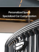 Front Emblem Black Samurai Mesh Decoration for Geely Monjaro Manjaro Car Interior Accessory OEM/Generic