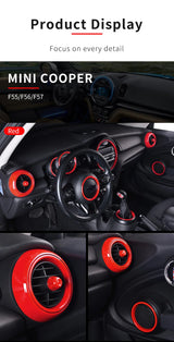 AC Vent Outlet Decoration Trim for MINI COOPER F56