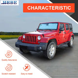 Window Sunshade Foil for Jeep Wrangler JK 2007-2017 Car Interior Accessory HEBE