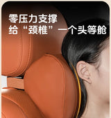 For Xpeng P7 G6 X9 P5 Car Neck Pillow Leather Lumbar Support Pillow Breathable Seat Waist Pad Cushion Auto Interior Accessories