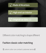For BMW X3 G45 G48 (2025-) Seat Adjustment Button Panel Cover Trim Stickers Made of Alcantara Car Interior Tuning Accessories