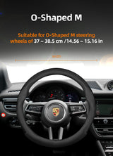 Ultra-Thin Leather Wheel Cover for Porsche Cayenne 911 Car Interior Accessory Hocasen