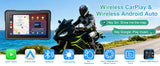 7 inch Motorcycle Dashcam GPS Navigation CarPlay for BMW Android Head Unit LBW