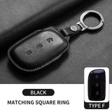 Car Key Case Cover Shell For Lynk & Co Z10 Z20 900 Max Pro Ultra Genuine Leather Remote Key Bag Cover Protector Keychain Holder