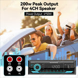1 Din MP3 Bluetooth Player for Universal Vehicles