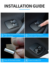 Window Lifter Sequins Trim for Smart Fortwo 2015