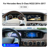 24.6-inch Dual Screen Android Multimedia for Mercedes S-Class 2014-2017 Android Head Unit Aotsr