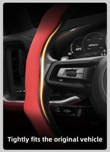 Perforated Leather Steering Wheel Cover for Chery Models