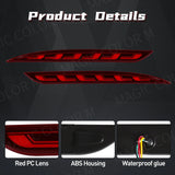 3-Function Rear Bumper Reflector for Tesla Model 3 Y