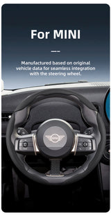 Breathable Holes Leather Wheel Cover for Mini Car Interior Accessory Hocasen