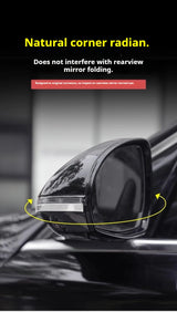 Rearview Mirror Anti Collision Trim Strip Decoration for Mercedes Benz E300L, GLC300L, C260L, S450L, GLA, GLB