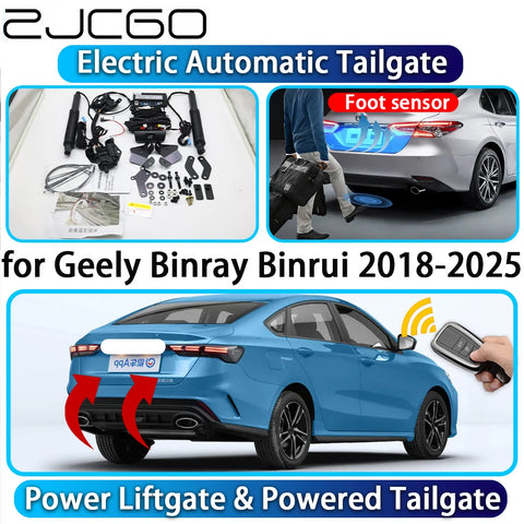 Automatic Power Tailgate Lift with Foot Sensor for Geely Binrui 2018-2025 Car Interior Accessory ZJCGO