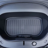 Trunk Mat for 2024 Tesla Model 3+ Highland TPE Piano Key Style Front Rear Trunk Frunk Storage Waterproof Protective Pad Car I