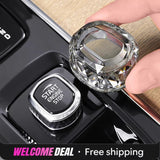 Crystal Start Knob Cover for Volvo XC60 XC90 S90 Car Interior Accessory LINGLUYANG