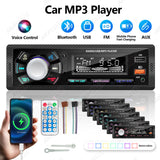 1 Din Bluetooth Car Radio MP3 Player with Remote Control Car Interior Accessory AKAMATE
