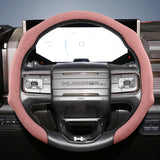 Premium Suede Steering Wheel Cover for GMC Sierra Yukon