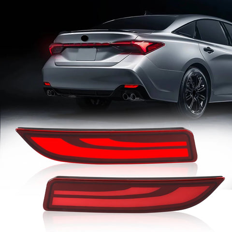 Rear Bumper Reflector with Signal for Toyota Avalon 2019-2022 LED Ambient Light MAGIC COLORM
