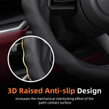 Wave-Shaped Steering Wheel Cover for Citroen C3 C4 Car Interior Accessory Hocasen