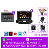 Android 13 Multimedia GPS Radio for Mitsubishi Outlander 2005–2012