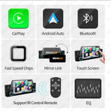 1 Din CarPlay Android Auto for Universal Vehicles Android Head Unit AKAMATE