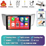 Android 15 QLED Head Unit with CarPlay for Lexus RX 2003–2013