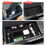 Lexus RX 2023 2024 Car Armrest Storage Box Center Console Organizer Tray Interior Accessories Stowing Tidying BLACK Armrest B