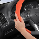 Premium Suede Snap-On Wheel Cover for Infiniti Q50 Car Interior Accessory Hocasen