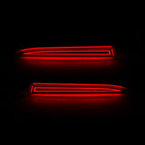 Dynamic Rear Bumper Light for Cadillac XT5 2016 Car Interior Accessory MAGIC COLORM Pattern A Red Shell