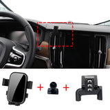 Smart Wireless Fast Charging Phone Mount for Volvo S90 V90 2016–2025