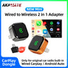 2in1 Wireless CarPlay Android Auto Adapter USB Dongle