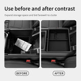 For Chevy Silverado EV GMC Sierra EV 2024 2025 Central Console Armrest Storage Box