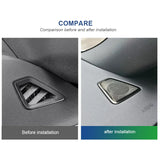 AC Vent Stainless Steel Cover for Volvo V60 S60 Car Interior Accessory LINGLUYANG