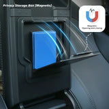 For Tesla New Model Y 2025 Launch 2025+ Juniper Model 3 Highland 2024 Console & Armrest ABS Flocking Storage Box Watercup Holder