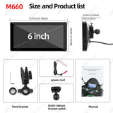 Motorcycle GPS Monitor Wireless CarPlay & TPMS