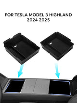 for Tesla Model 3 Highland 2024 Console Armrest Storage Organizer Interior Storage Box Interior Accessorie Interior Accessory