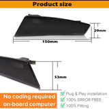 Amber/White Side Marker Lights for Jeep Liberty 08-12 Car Interior Accessory iJDM
