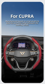 Cupra Sport Leather Cover for Formentor & Leon Car Interior Accessory Hocasen