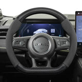 Suede Matte Carbon Fiber Cover for Lynk & Co 01 Car Interior Accessory Hocasen