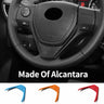 For Toyota RAV4 (2013-2018) Levin / Corolla (2014-2018) Made of Alcantara Steering Wheel Panel Boot Cover Car Interior Accessory