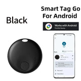 Bluetooth GPS Tracker Tag for Android Find My Device Car Interior Accessory AKAMATE Black