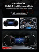Digital LCD Dashboard Cluster for Mercedes Benz ML 2012–2015