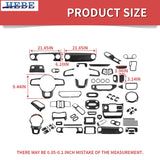 ABS Interior Trim Cover for Jeep Wrangler JL 2018-2024 Car Interior Accessory HEBE