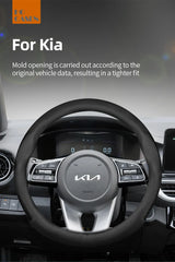 Steering Wheel Cover Breathable for Kia Models Car Interior Accessory Hocasen