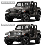 Full LED Headlights with Animation for Jeep Wrangler LED Headlight Vland