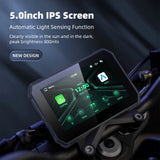 5 inch Waterproof Wireless CarPlay GPS for Moto Android Head Unit EKIY