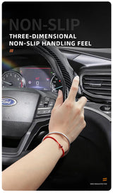 Ford Carbon Fiber Snap-On Steering Wheel Cover