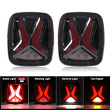Led Tail Lights Rear Brake Light for Jeep Wrangler TJ Car Accessories YJ CJ Waterproof Led 12v Drl Reverse Tail Lamp Led Light