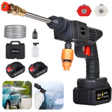 Cordless Pressure Washer, Portable Pressure Washer Battery for Floor/Garden Cleaning & Watering Cordless Pressure Washer NONE