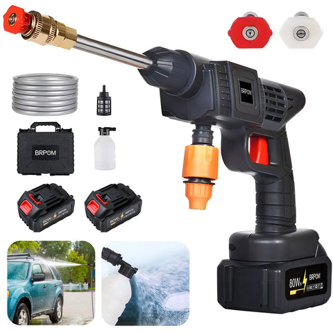 Cordless Pressure Washer, Portable Pressure Washer Battery for Floor/Garden Cleaning & Watering Cordless Pressure Washer NONE
